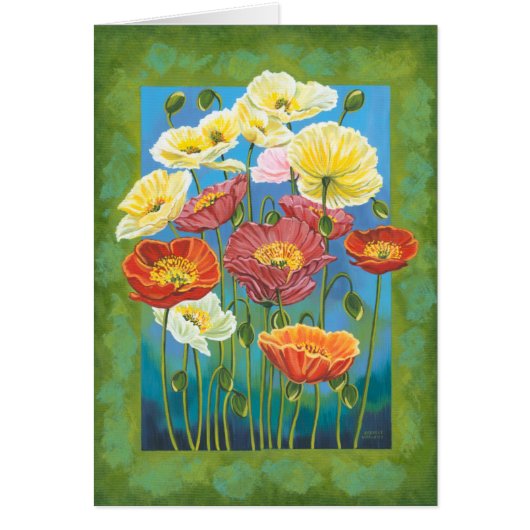 Bouquet in Border I Cards (Front)