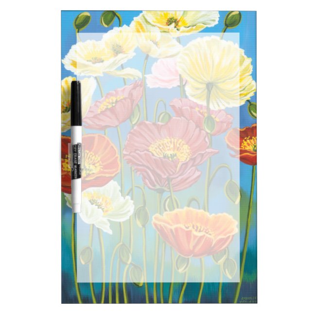 Bouquet in Border I Dry Erase Board (Front)