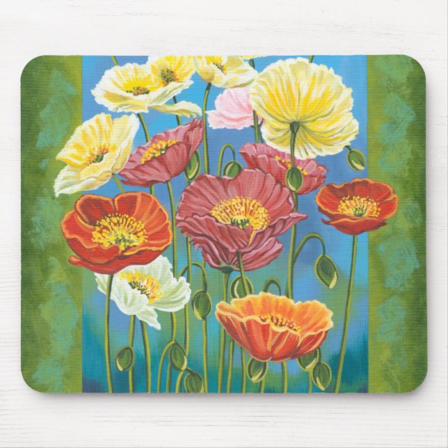 Bouquet in Border I Mouse Pad (Front)