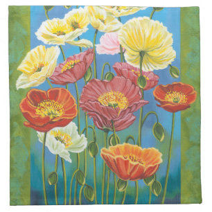 Bouquet in Border I Napkin