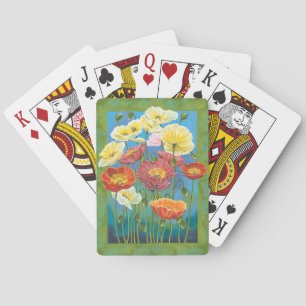 Bouquet in Border I Poker Cards