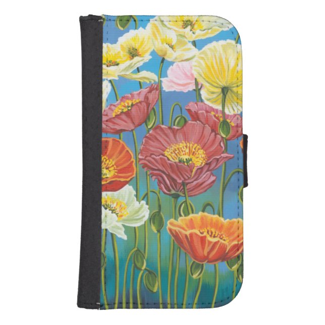 Bouquet in Border I Samsung Galaxy Wallet Case (Front)