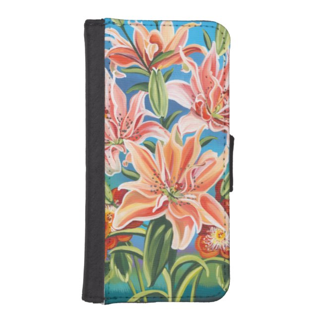 Bouquet in Border II iPhone Wallet Case (Front)