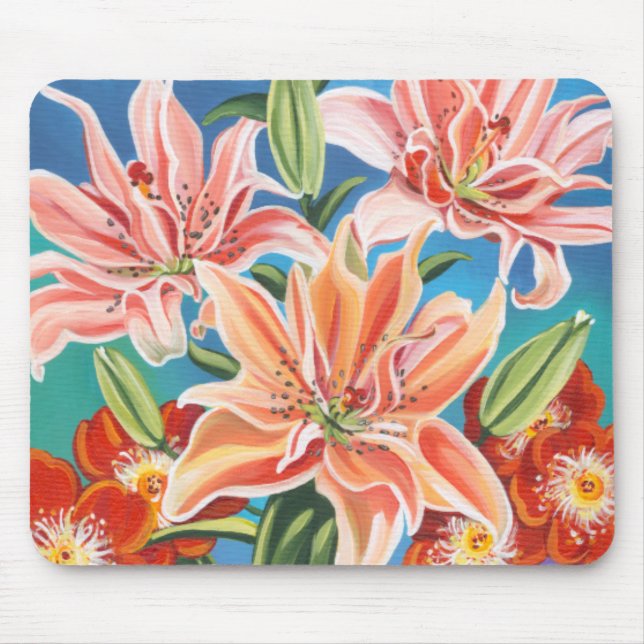 Bouquet in Border II Mouse Pad (Front)