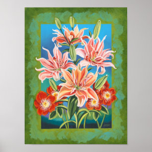 Bouquet in Border II Poster