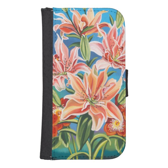 Bouquet in Border II Samsung Galaxy Wallet Case (Front)