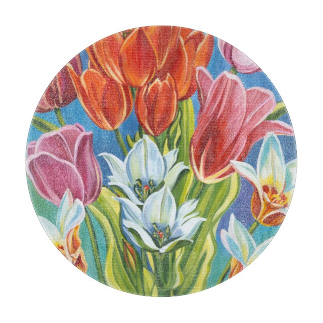 Bouquet in Border III Cutting Board (Front)