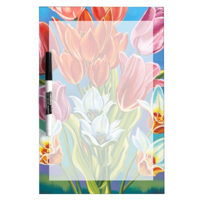 Bouquet in Border III Dry-Erase Board (Front)