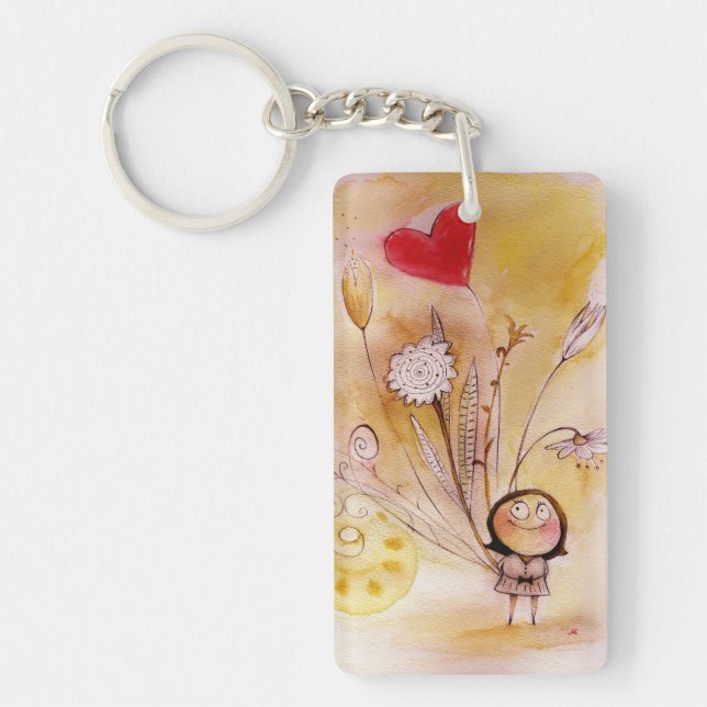 bouquet keychain (Front)