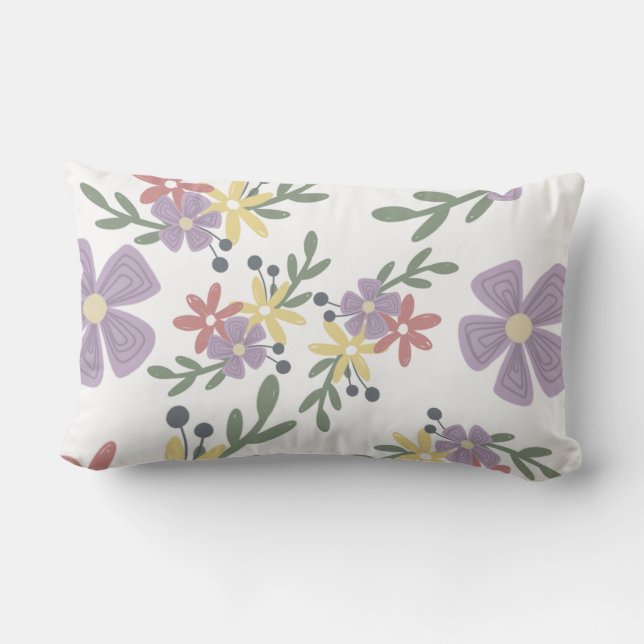 bouquet lumbar pillow (Back)