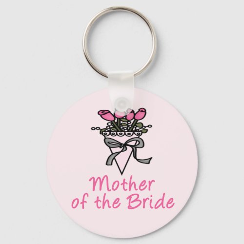 Bouquet Mother of the Bride Keychain