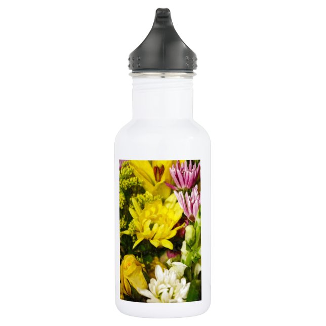 Bouquet Of Cheer Painterly Water Bottle (Right)