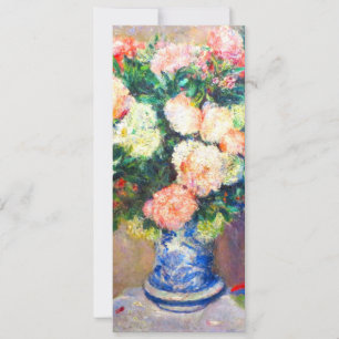 Bouquet of Chrysanthemums and a Japanese Fan Card