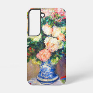 Bouquet of Chrysanthemums and a Japanese Fan Samsung Galaxy S22 Case