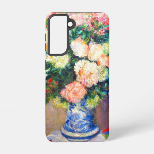Bouquet of Chrysanthemums and a Japanese Fan Samsung Galaxy S21 Case