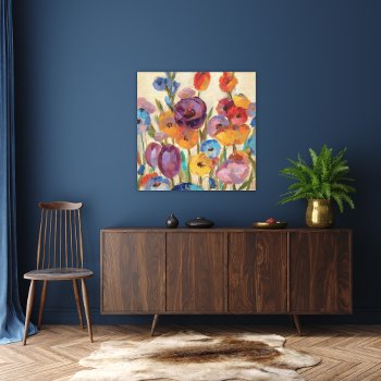 Bouquet Of Colorful Flowers Canvas Print by wildapple at Zazzle
