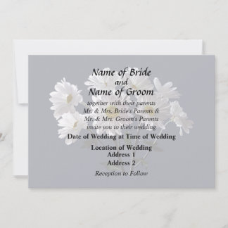 Bouquet of Daisies Invitation