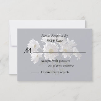 Bouquet of Daisies RSVP Card