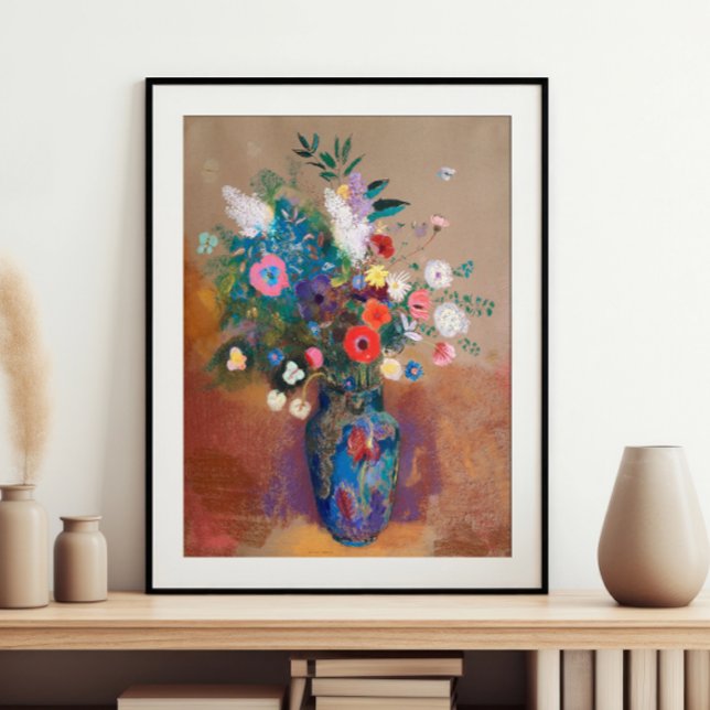 Bouquet of Flowers (1900 - 1905) by Odilon Redon Poster (Creator Uploaded)