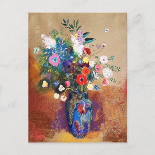 Bouquet of Flowers by Odilon Redon Postcard