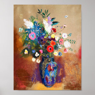Bouquet of Flowers by Odilon Redon Poster