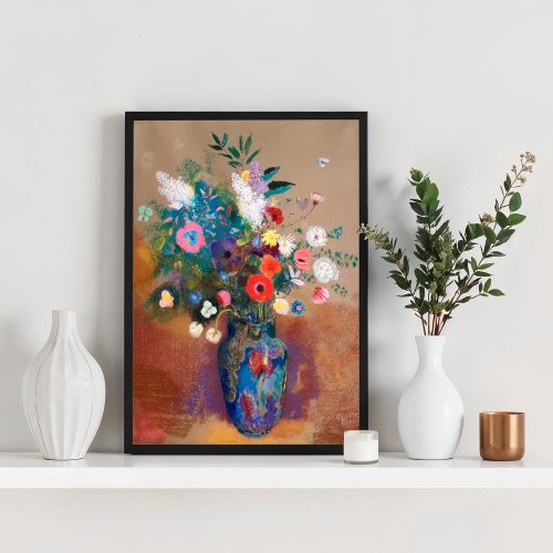 Bouquet of Flowers by Odilon Redon Poster