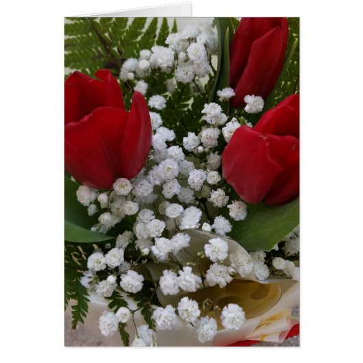 bouquet of flowers cards (Front)