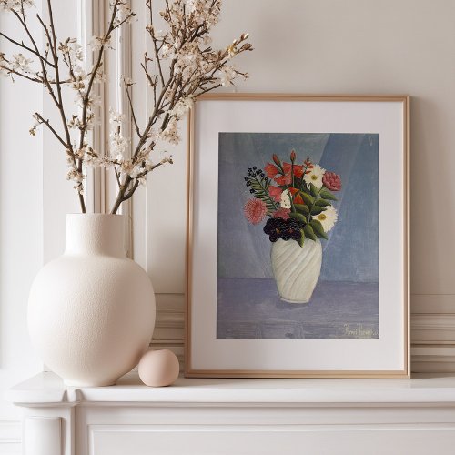 Bouquet of Flowers  Henri Rousseau Framed Art
