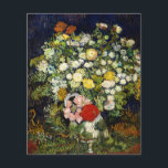Bouquet of Flowers in a Vase by Vincent Van Gogh<br><div class="desc">Bouquet of Flowers in a Vase (1890) by Vincent Van Gogh.Vincent Van Gogh was a famous artist. He was a dutch post impressionist painter.This painting is in the public domain.</div>