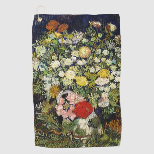 Bouquet of Flowers in a Vase by Vincent Van Gogh Golf Towel