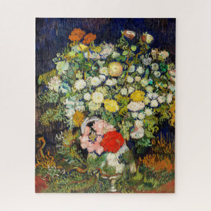 Bouquet of Flowers in a Vase by Vincent Van Gogh  Jigsaw Puzzle