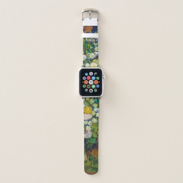 Bouquet of Flowers in a Vase, Van Gogh Apple Watch Band (Front)