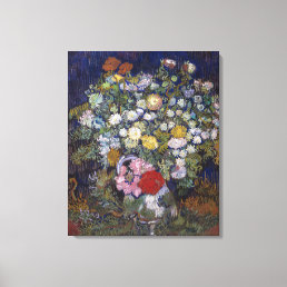 Bouquet of Flowers in a Vase | Van Gogh | Canvas Print