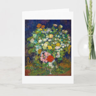 Bouquet of Flowers in a Vase, Van Gogh Card