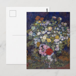 Bouquet of Flowers in a Vase   Van Gogh   Postcard