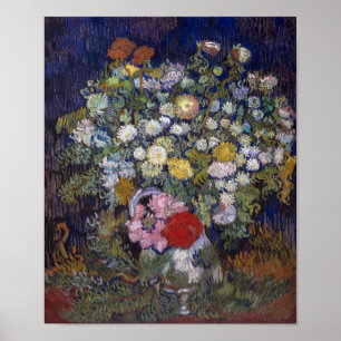Bouquet of Flowers in a Vase Van Gogh Poster