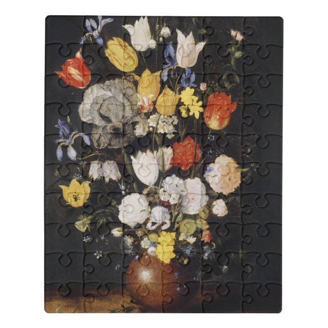 Bouquet of Flowers in an Earthenware Vase (1610)  Jigsaw Puzzle (Puzzle Vertical)