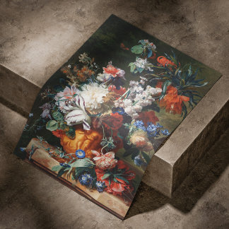 Bouquet of Flowers in Urn Poster