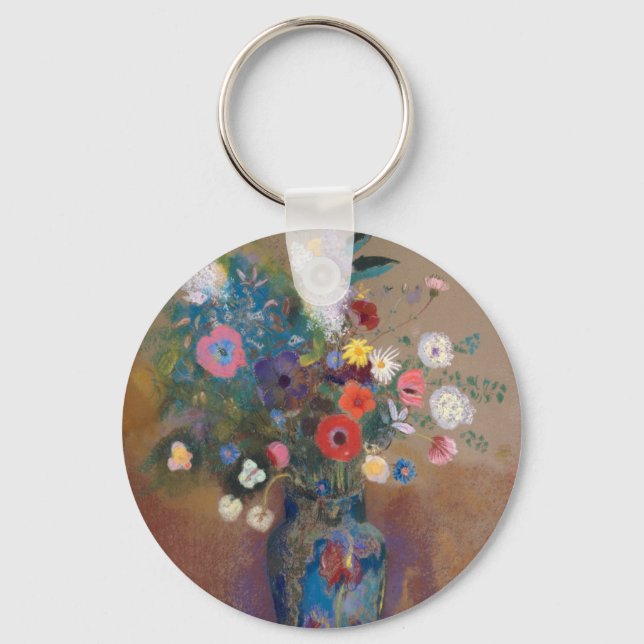 Bouquet of Flowers Keychain (Front)