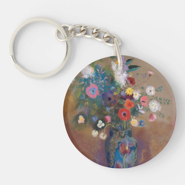 Bouquet of Flowers Keychain (Front)