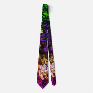 bouquet of flowers neck tie