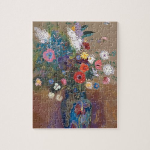 Bouquet of Flowers _ Odilon Redon Jigsaw Puzzle