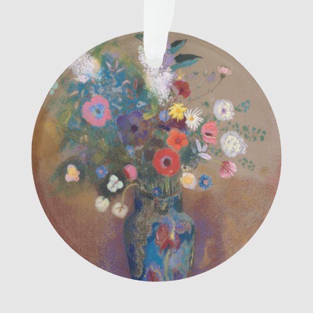Bouquet of Flowers Ornament (Front)