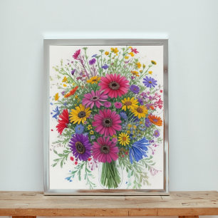 Bouquet of Flowers Photo Print