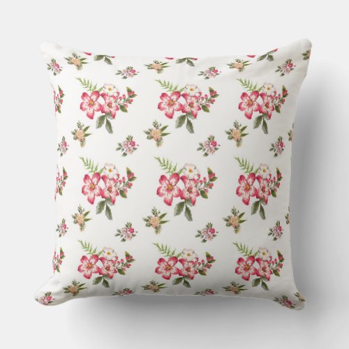 bouquet of flowers pillow