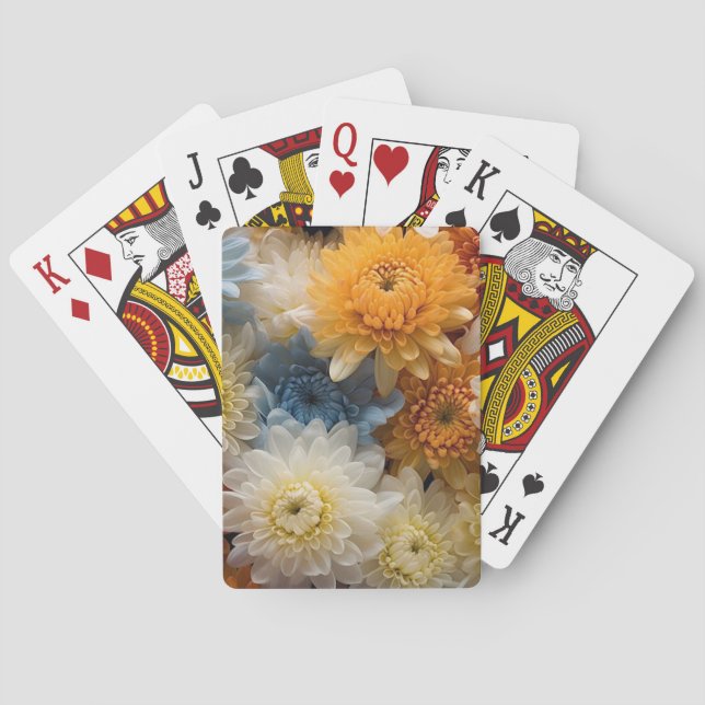 Bouquet of Flowers  Poker Cards (Back)