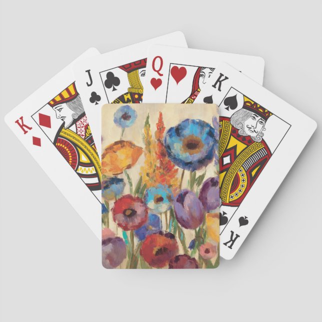 Bouquet of Flowers Poker Cards (Back)