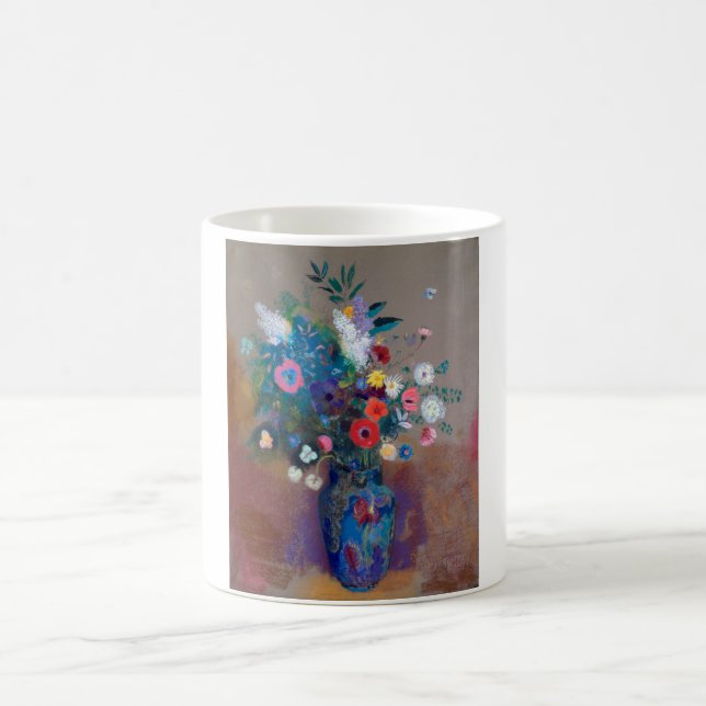 Bouquet of Flowers, Redon Coffee Mug (Center)