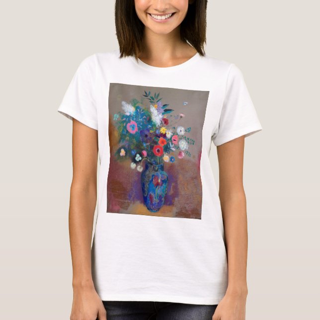Bouquet of Flowers, Redon T-Shirt (Front)