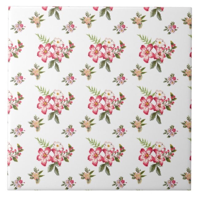 bouquet of flowers tile (Front)